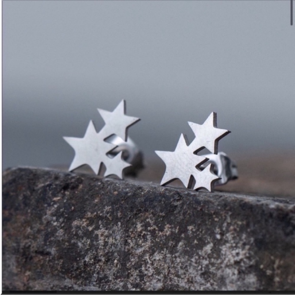 🔥5 for $25 🔥 Stainless Steel Star Earrings